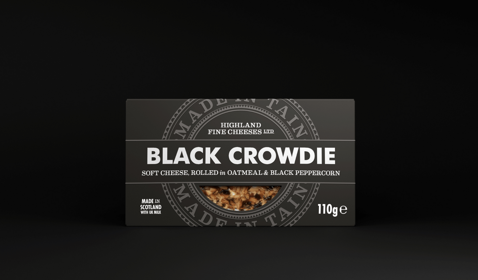 Black Crowdie | Dry Curd Scottish Cheese | HFC – Highland Fine Cheeses